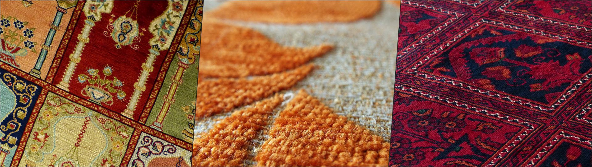 Traditionelle persiche Teppichwäsche / Teppichreinigung